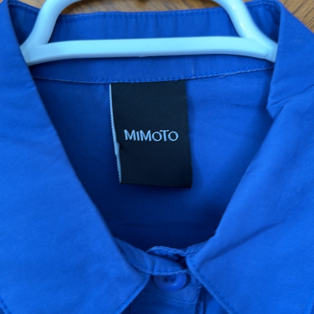 Kimono blue dress with holes, one size - Picture 5 of 11